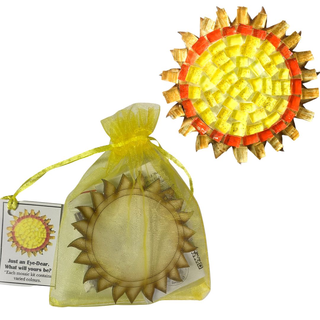 Single - Mosaic Craft Kit with Magnet - Sun (Small)