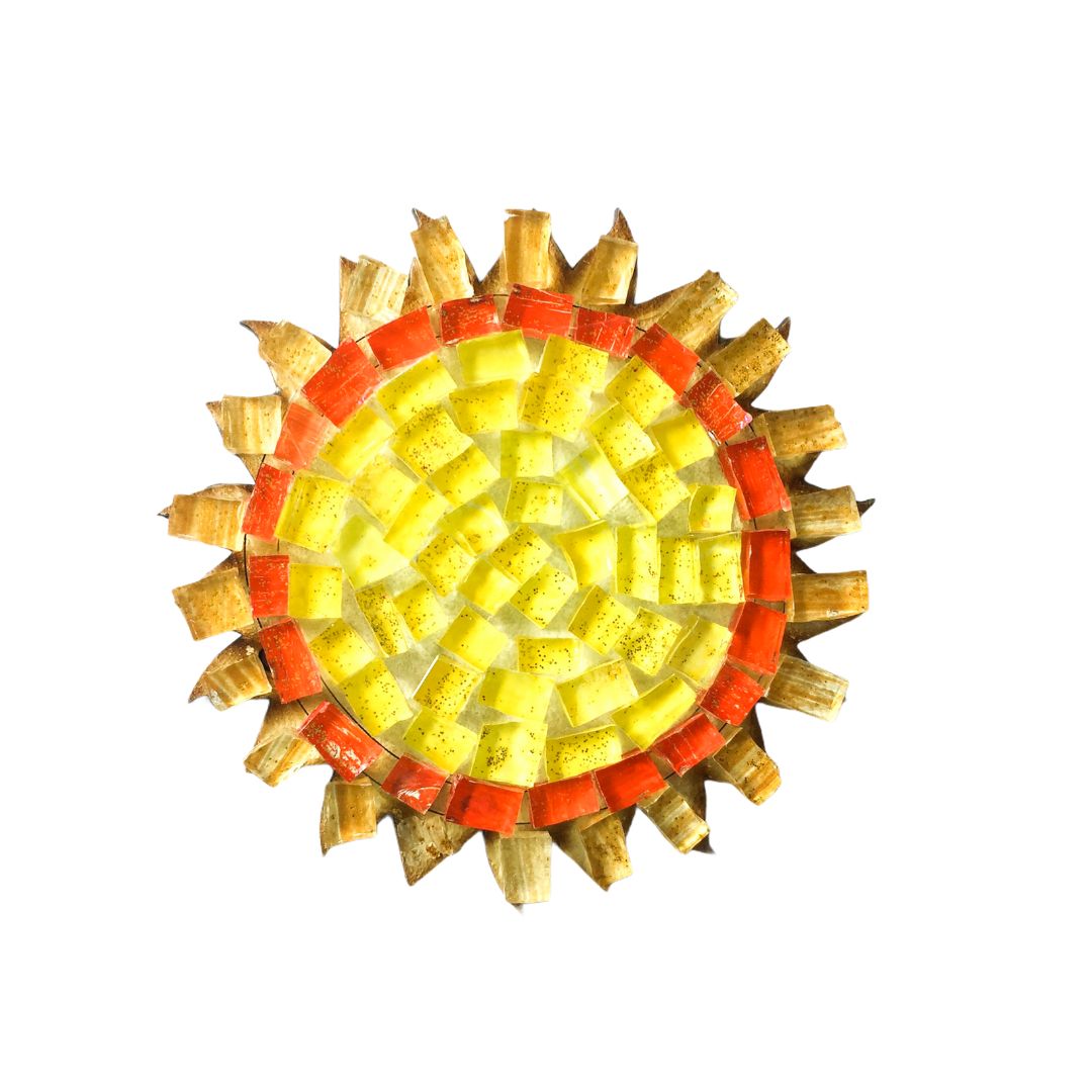 Single - Mosaic Craft Kit with Magnet - Sun (Small)