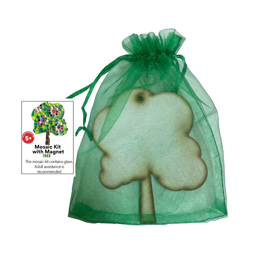 Single - Mosaic Craft Kit with Magnet - Funky Tree