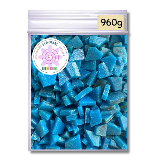Mosaic Tiles Pre-cut Rustic Turquoise 960g (for crafting)