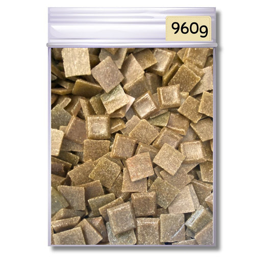 Mosaic Tiles Rustic Whole Warm Brown 960g (Small tiles for crafting)