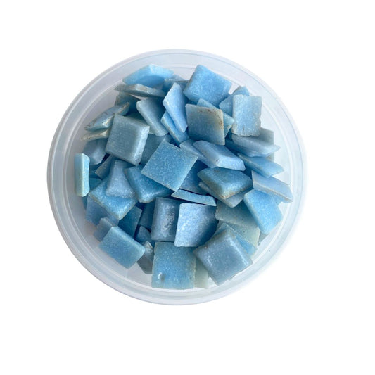 Mosaic Tiles Rustic Whole Mid-Blue 960g (Small tiles for crafting)